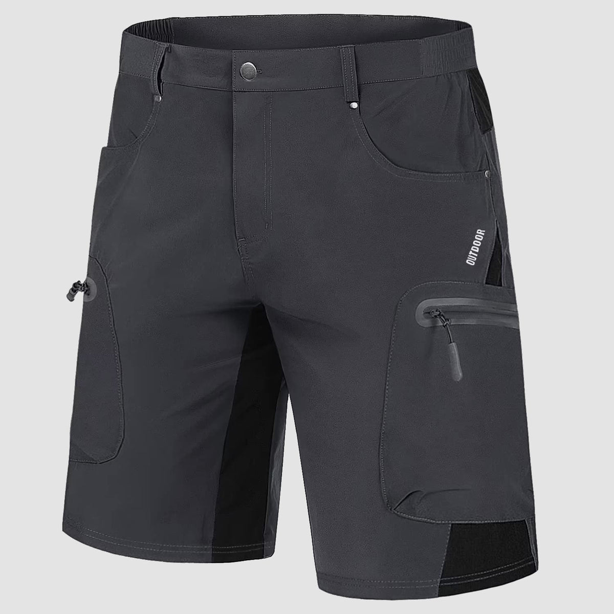 Men's Hiking Cargo Shorts - Water Resistant Quick Dry Golf Shorts