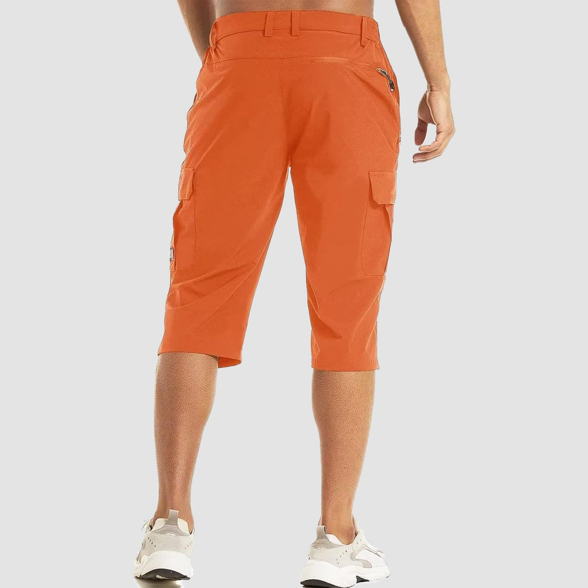 Men's 3/4 Hiking Capri Pants - Quick Dry Below Knee Shorts with 5 Pockets