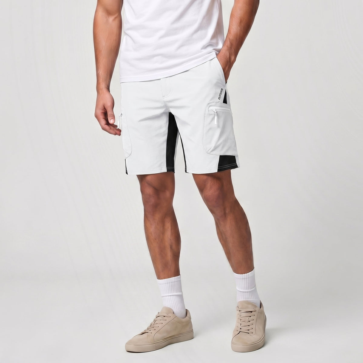 Men's Hiking Cargo Shorts - Water Resistant Quick Dry Golf Shorts