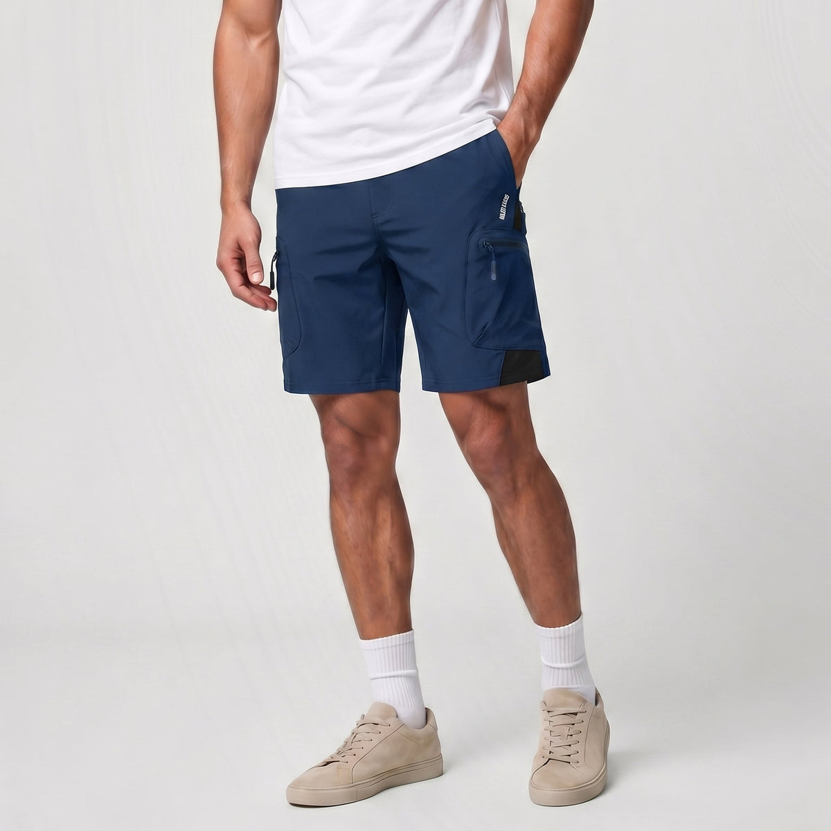 Men's Hiking Cargo Shorts - Water Resistant Quick Dry Golf Shorts