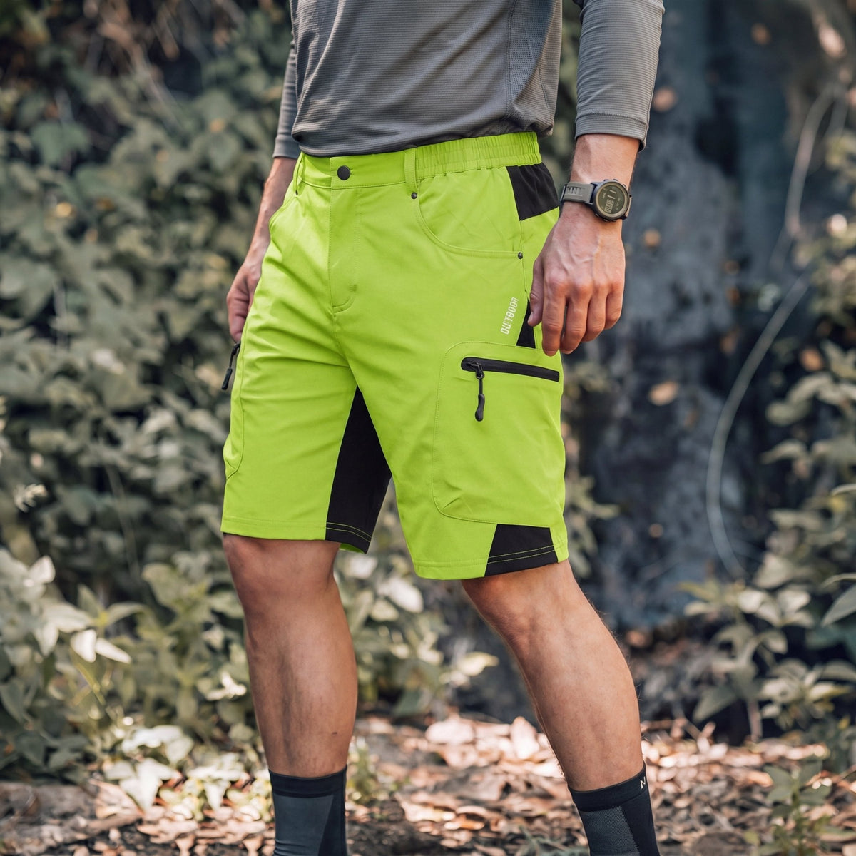 Men's Hiking Cargo Shorts - Water Resistant Quick Dry Golf Shorts