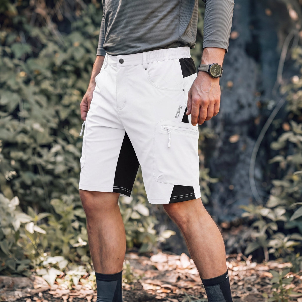 Men's Hiking Cargo Shorts - Water Resistant Quick Dry Golf Shorts
