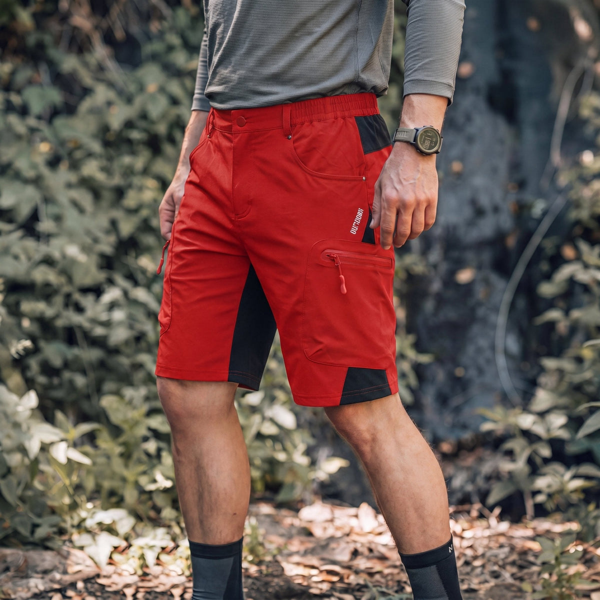 Men's Hiking Cargo Shorts - Water Resistant Quick Dry Golf Shorts