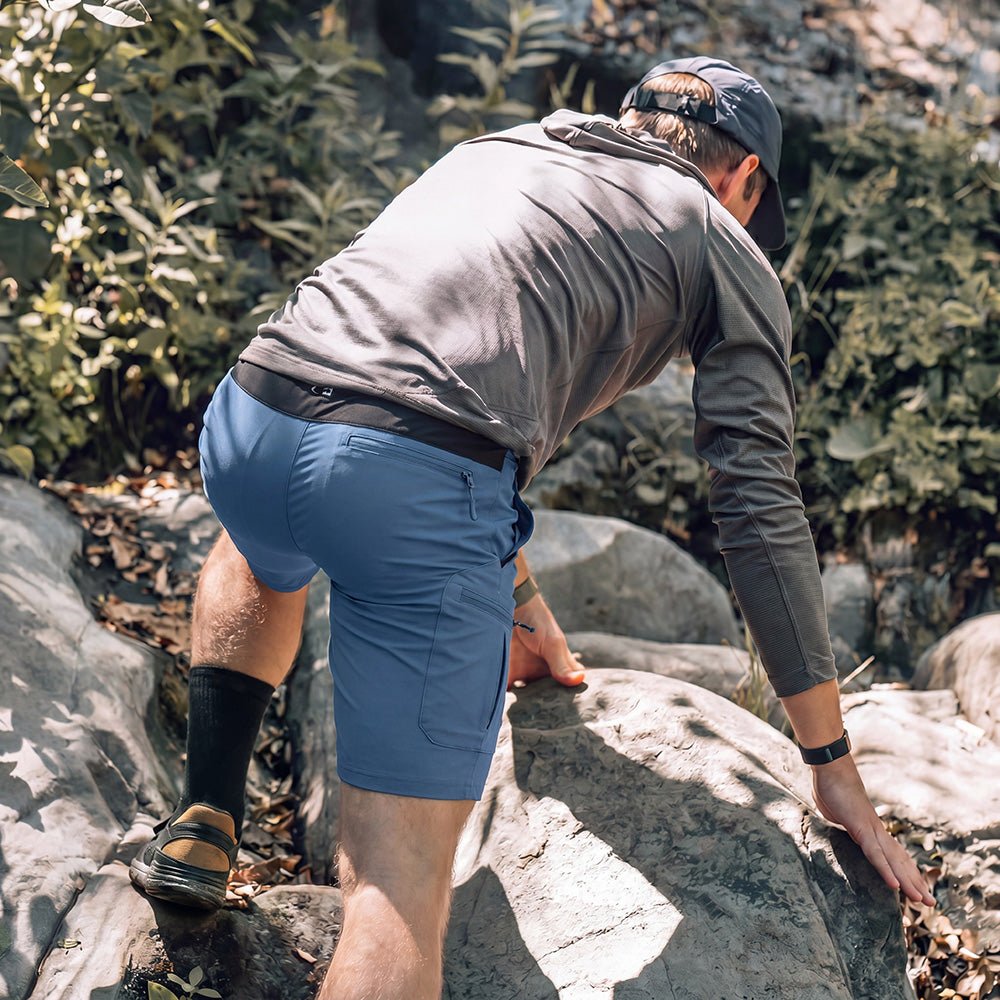 Men's Hiking Cargo Shorts - Water Resistant Quick Dry Golf Shorts