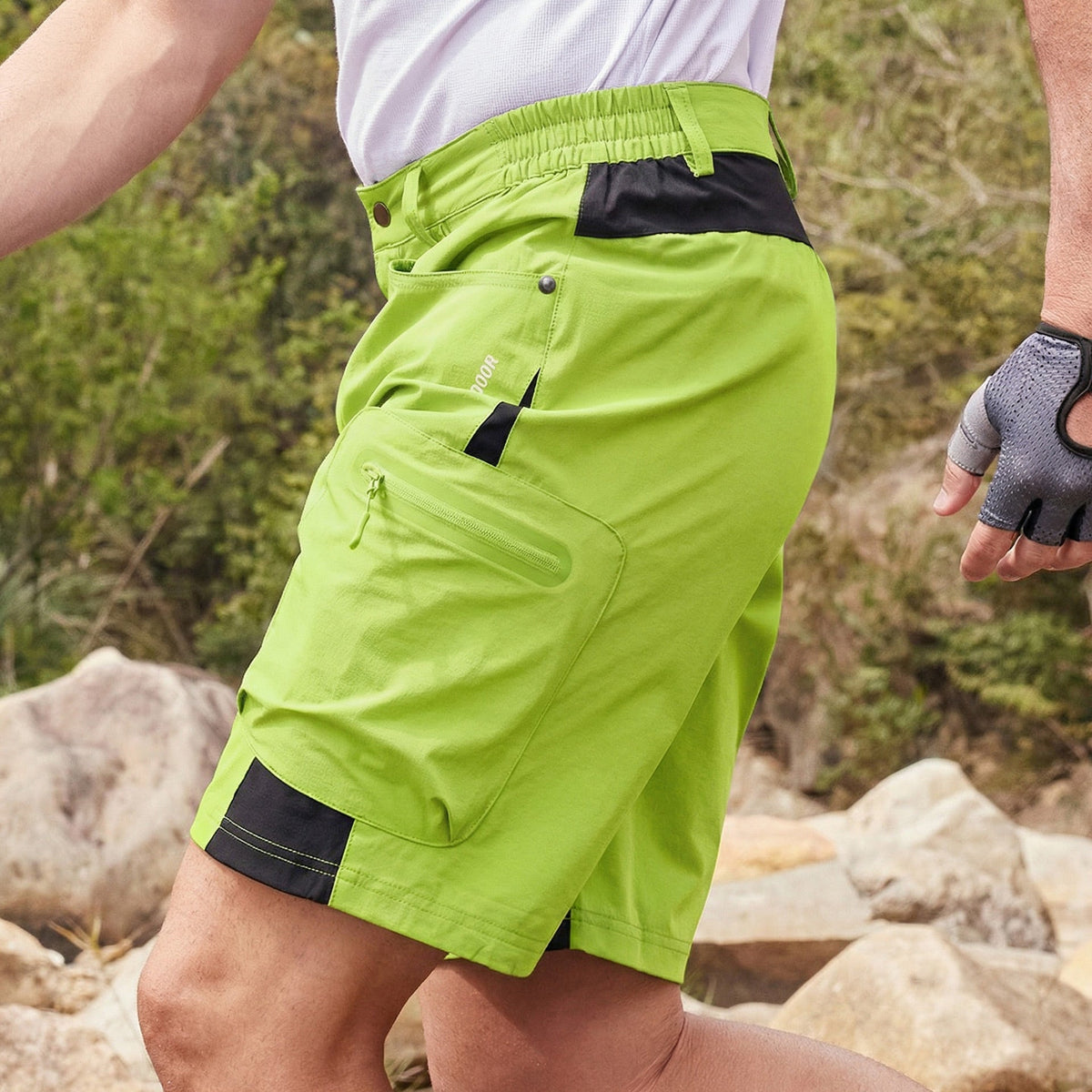 Men's Hiking Cargo Shorts - Water Resistant Quick Dry Golf Shorts
