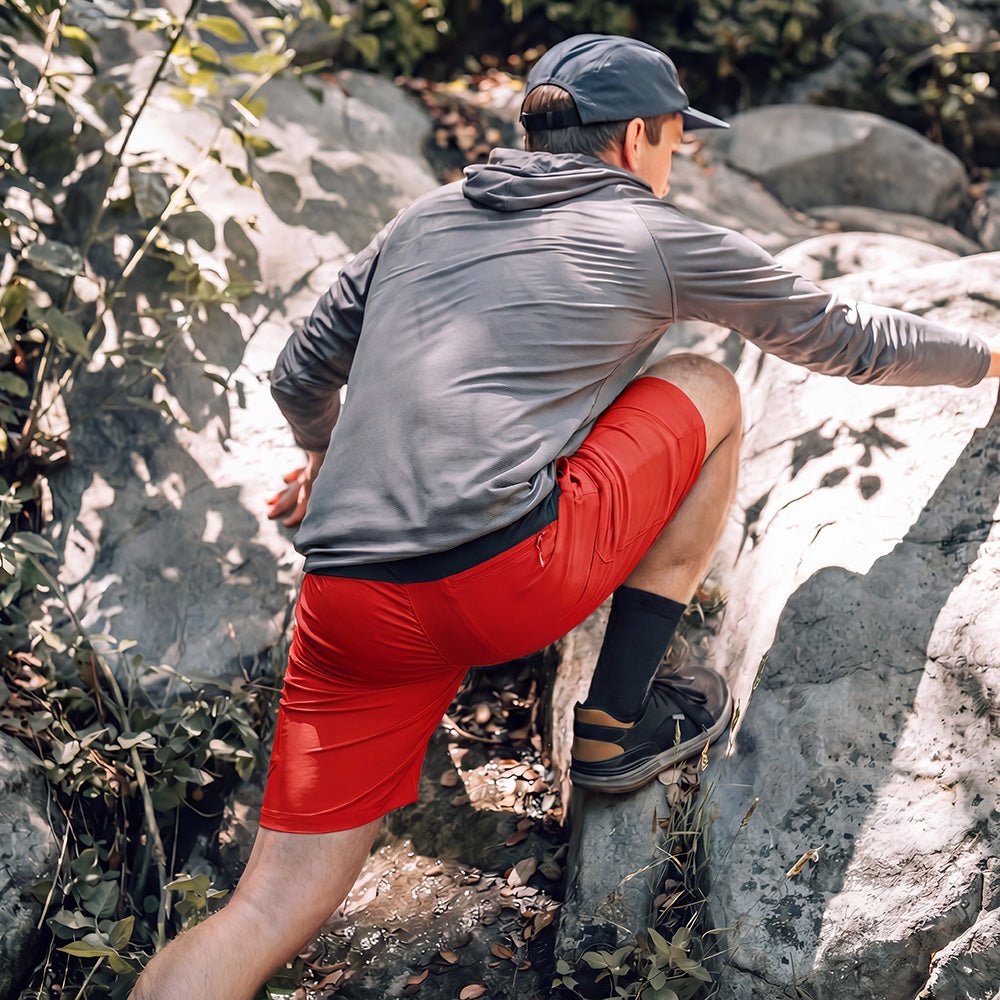Men's Hiking Cargo Shorts - Water Resistant Quick Dry Golf Shorts