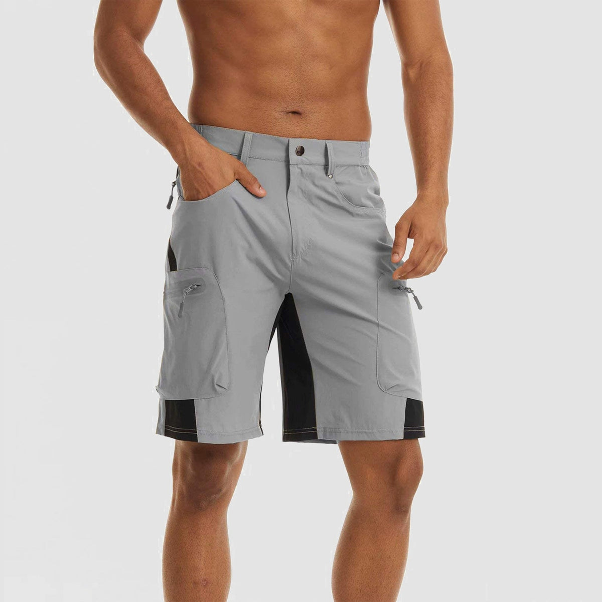 Men's Hiking Cargo Shorts - Water Resistant Quick Dry Golf Shorts
