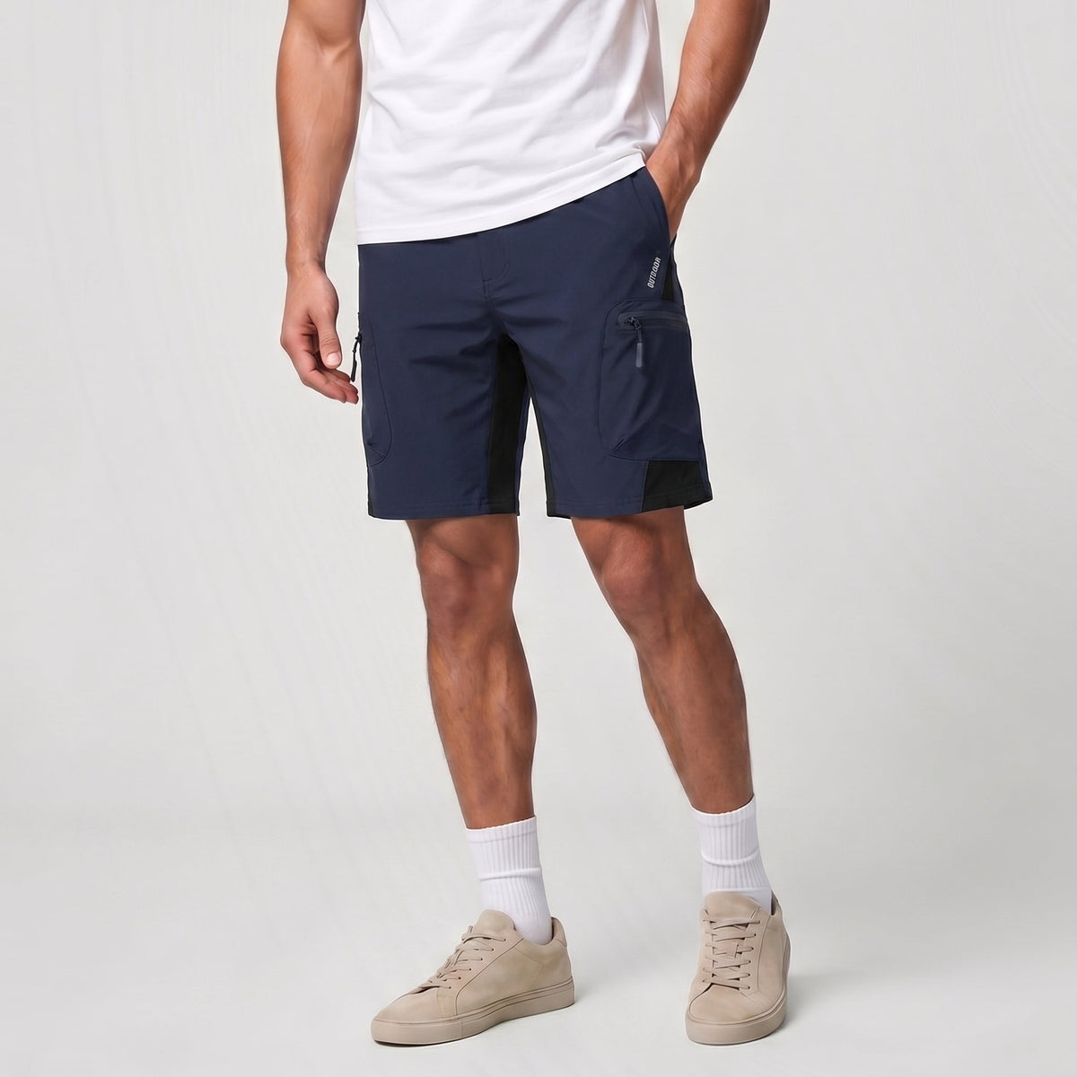 Men's Hiking Cargo Shorts - Water Resistant Quick Dry Golf Shorts