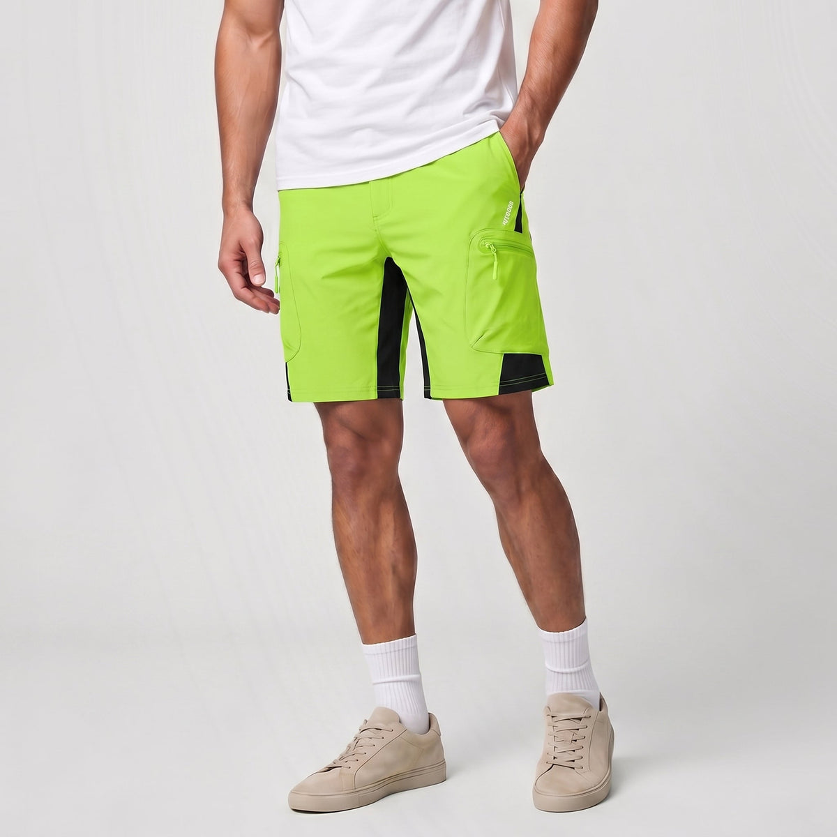 Men's Hiking Cargo Shorts - Water Resistant Quick Dry Golf Shorts
