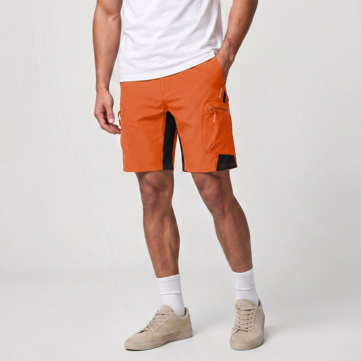 Men's Hiking Cargo Shorts - Water Resistant Quick Dry Golf Shorts