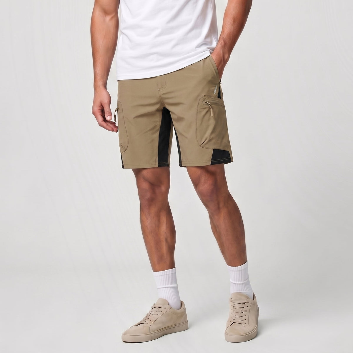Men's Hiking Cargo Shorts - Water Resistant Quick Dry Golf Shorts