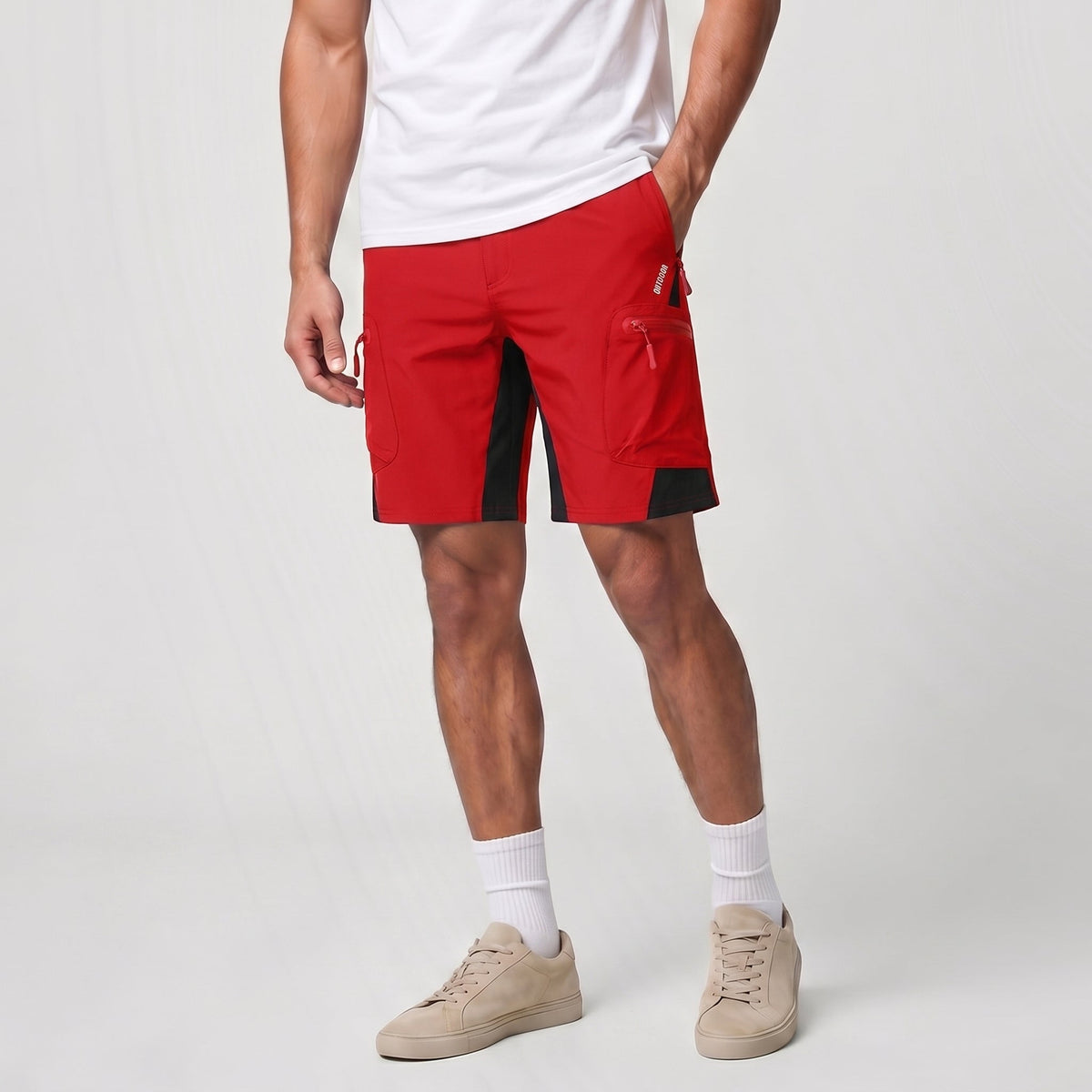 Men's Hiking Cargo Shorts - Water Resistant Quick Dry Golf Shorts
