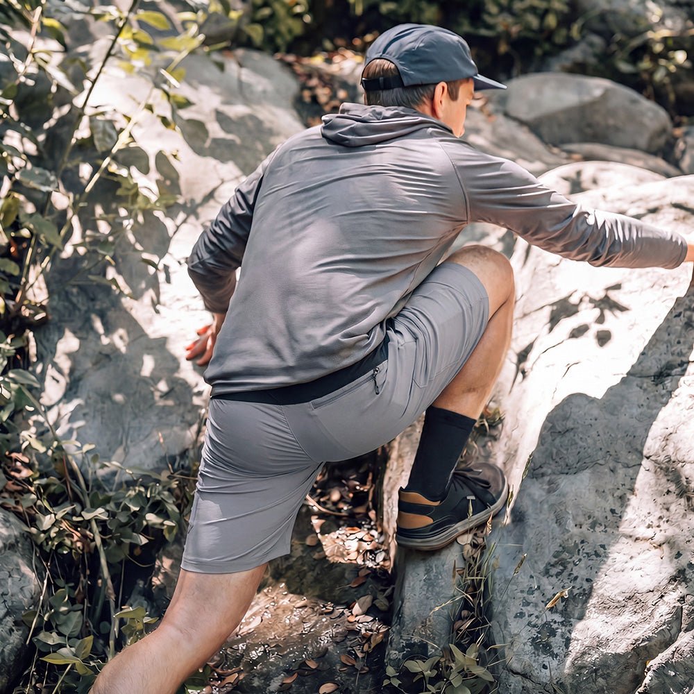 Men's Hiking Cargo Shorts - Water Resistant Quick Dry Golf Shorts