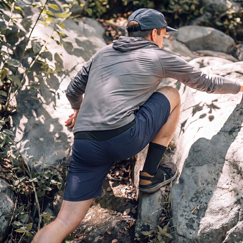 Men's Hiking Cargo Shorts - Water Resistant Quick Dry Golf Shorts