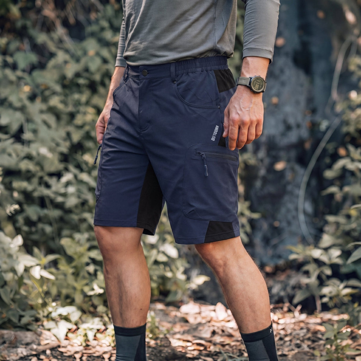 Men's Hiking Cargo Shorts - Water Resistant Quick Dry Golf Shorts