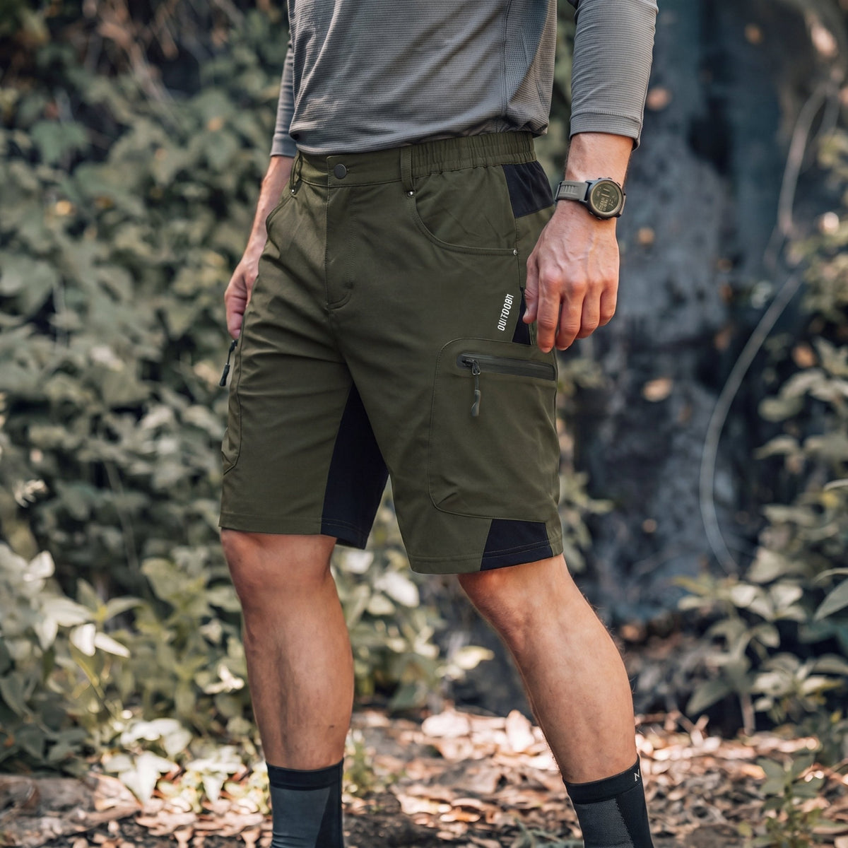 Men's Hiking Cargo Shorts - Water Resistant Quick Dry Golf Shorts