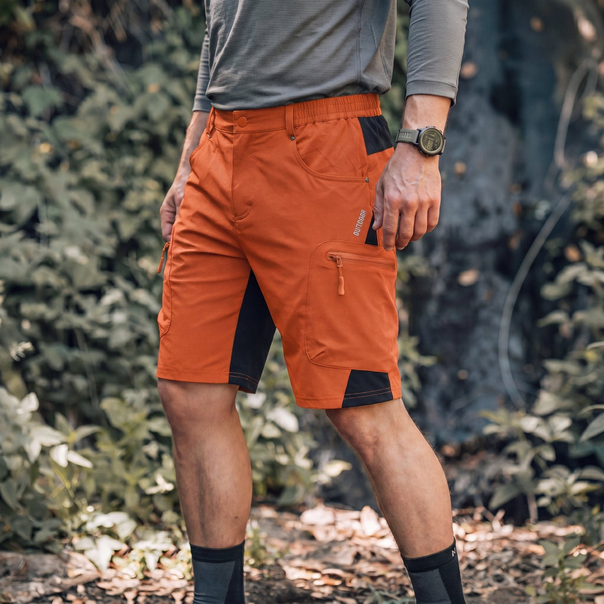 Men's Hiking Cargo Shorts - Water Resistant Quick Dry Golf Shorts