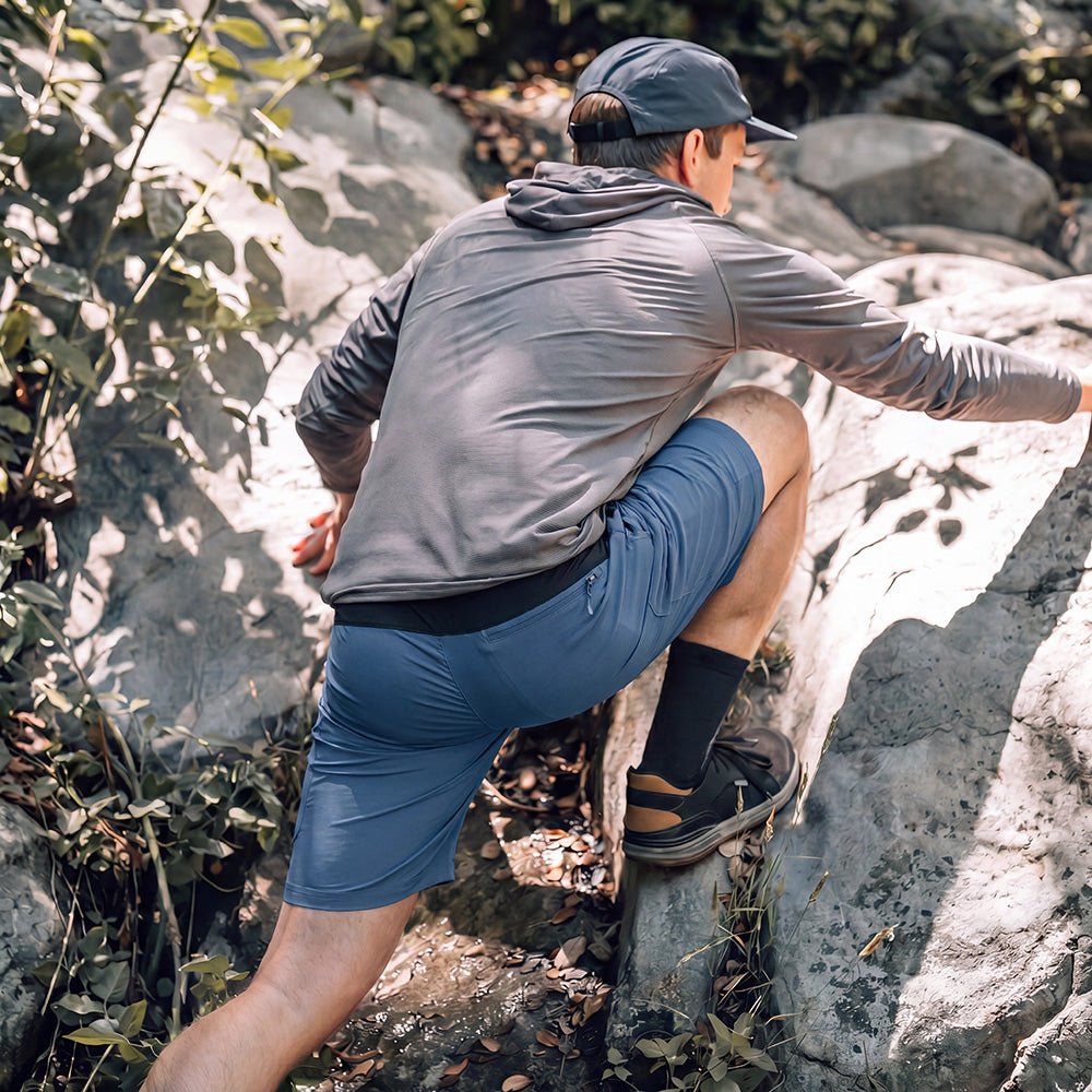 Men's Hiking Cargo Shorts - Water Resistant Quick Dry Golf Shorts