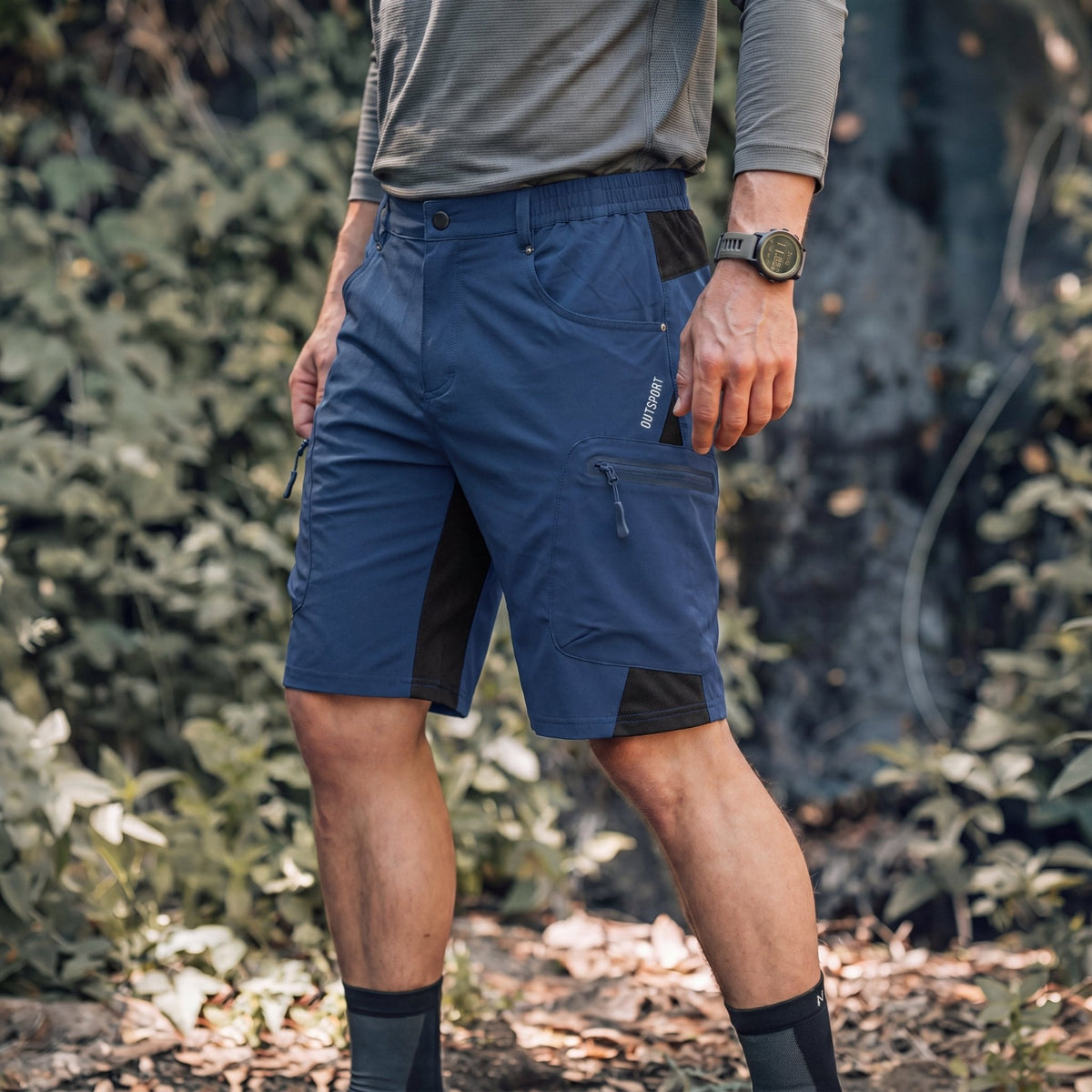 Men's Hiking Cargo Shorts - Water Resistant Quick Dry Golf Shorts