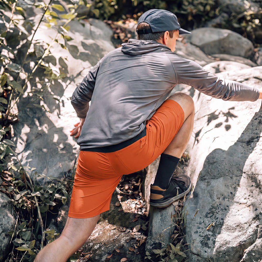 Men's Hiking Cargo Shorts - Water Resistant Quick Dry Golf Shorts