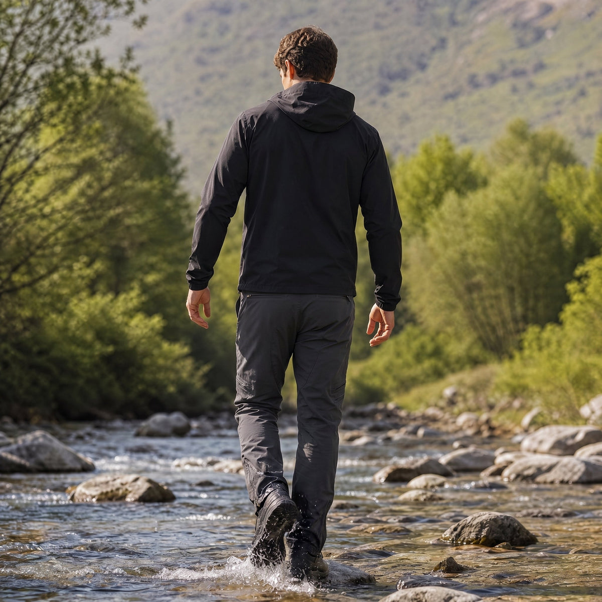 Men's Tactical Cargo Pants with 9 Pockets for Hiking