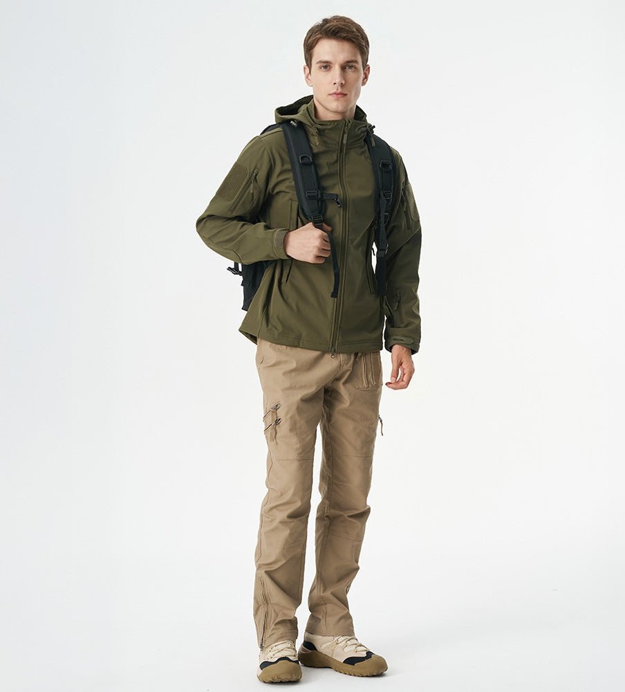 Men's Tactical Cargo Pants with 9 Pockets for Hiking