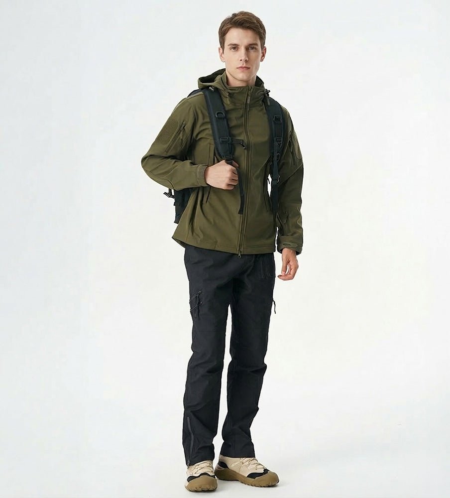 Men's Tactical Cargo Pants with 9 Pockets for Hiking