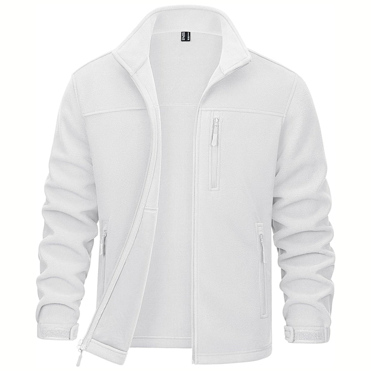 Men's Winter Fleece Jacket with 3 Pockets for Hiking & Outdoor